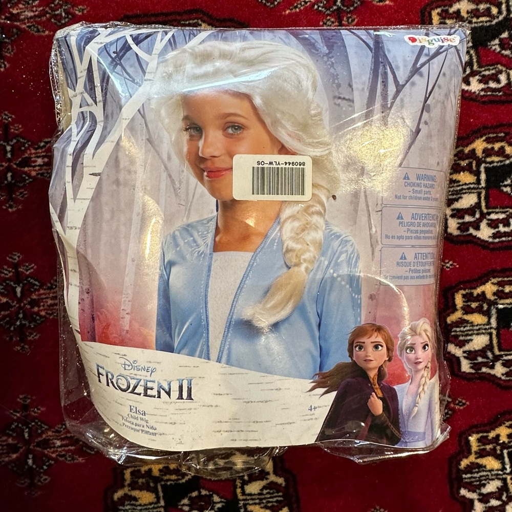 Frozen Elsa Girls Wig. Ages 4+. NWT